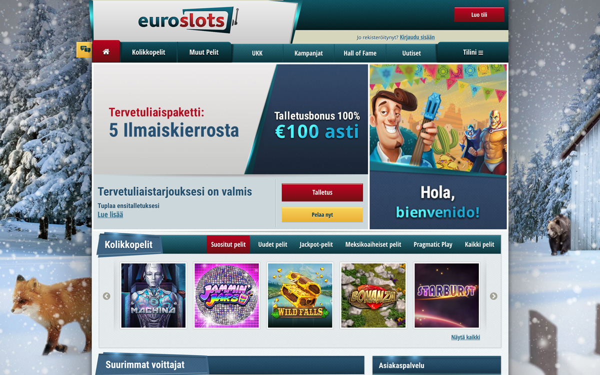 euroslots-casino-etusivu