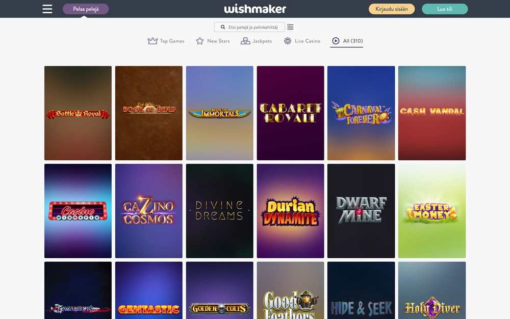 wishmaker-casino-pelit