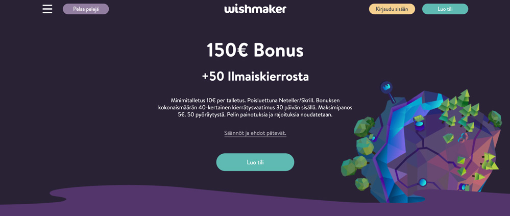 wishmaker-casino-etusivu